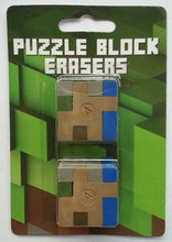 Load image into Gallery viewer, Pixel 2 x Cube Erasers on Blister Card
